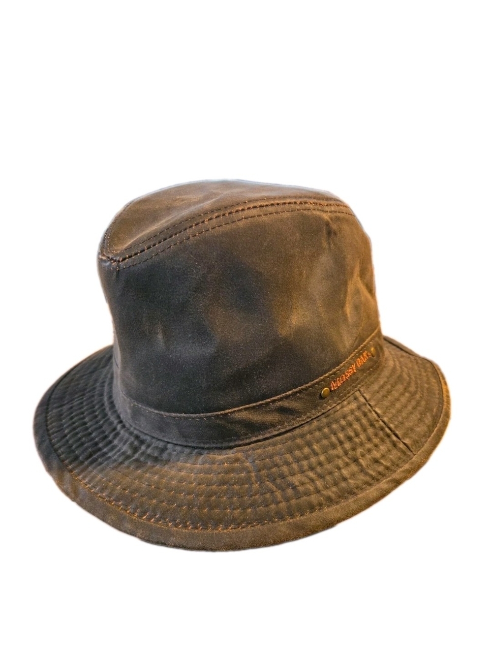 Mossy Oaks Hat Waxed Cotton Bucket Safari Travelers L/XL Grunge